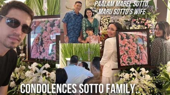 All About Maru Sotto Wife Mabel? Was She Sick Before Death