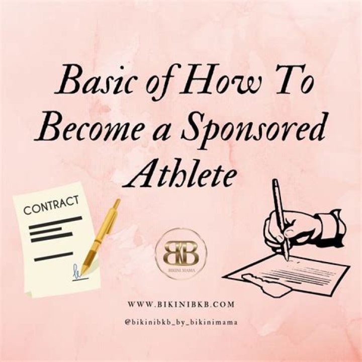 How to become a sponsored athlete