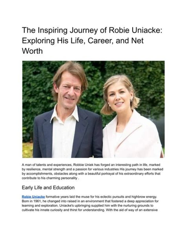 Robie Uniacke | Married Life And Wife